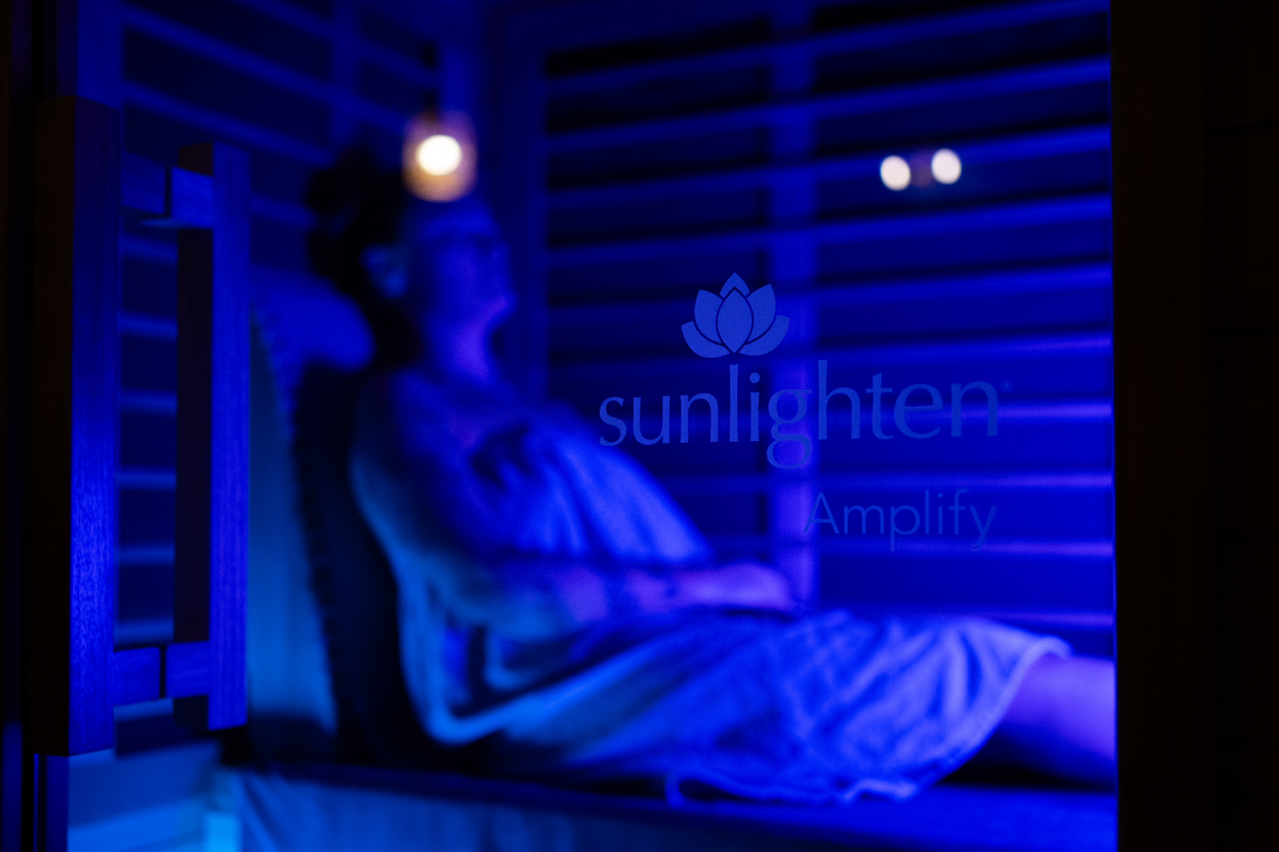 Infrared sauna supporting detoxification for skin health